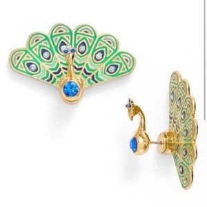 Kate Spade New York Full Plume Peacock Studs